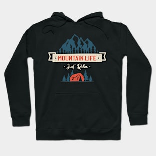 mountain life by trumpkins design Hoodie